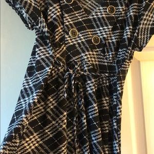 Black and white super comfy dress
